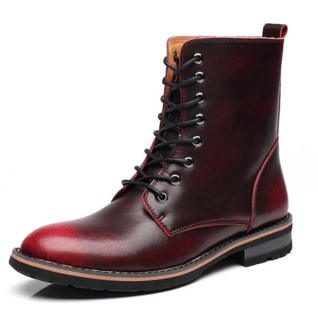 Men Vintage Stylish Winter Boots - Image 9