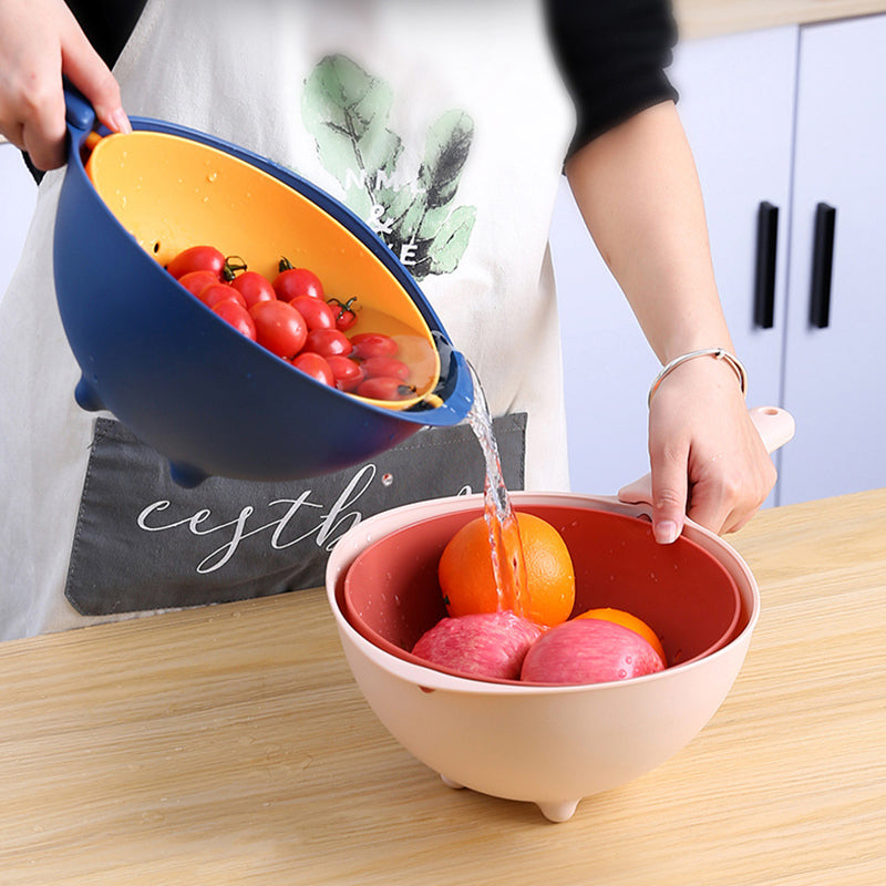 360 Double-layer Rotatable Multifunctional Drain Basket - Image 7