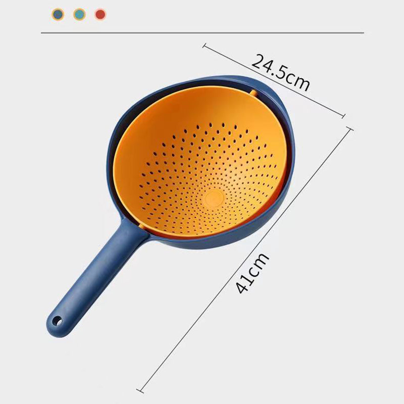 360 Double-layer Rotatable Multifunctional Drain Basket - Image 5