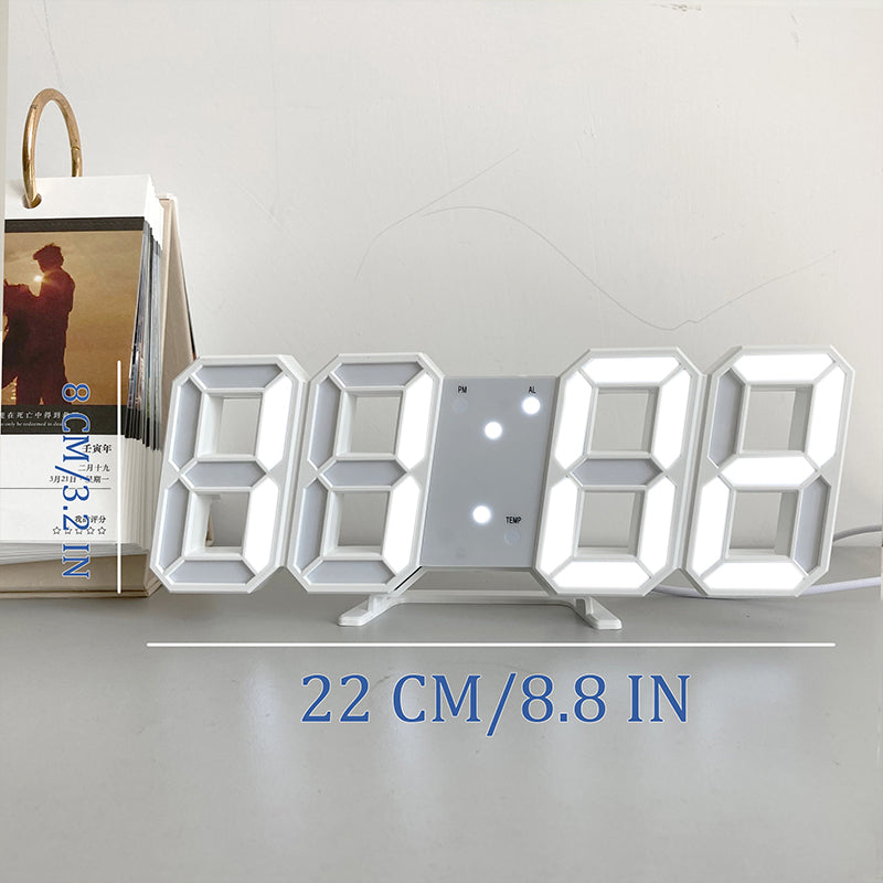 3D LED Modern Digital Alarm Wall Clock - Image 9