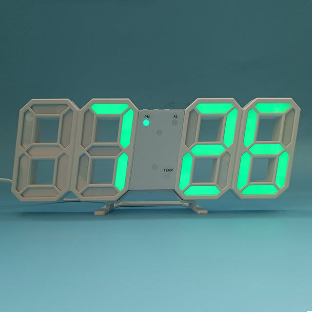 3D LED Modern Digital Alarm Wall Clock - Image 8