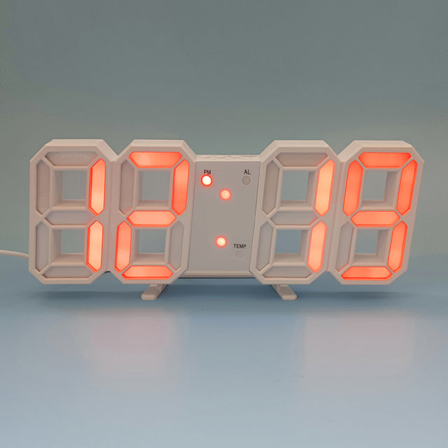 3D LED Modern Digital Alarm Wall Clock - Image 11
