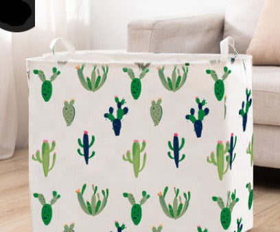 Large Capacity Cotton Foldable Laundry Basket - Image 8