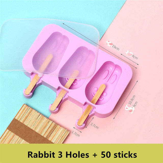 Cute Rabbit Ice Cream Molds - Image 11