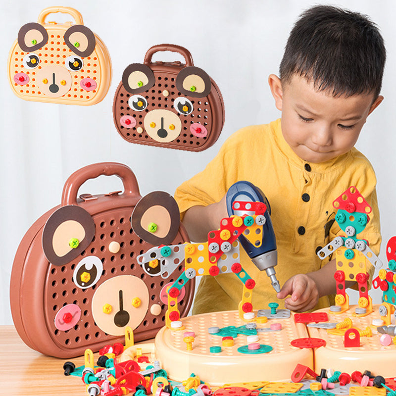 Kids Educational Electric Drill Screw Set Toy - Image 0