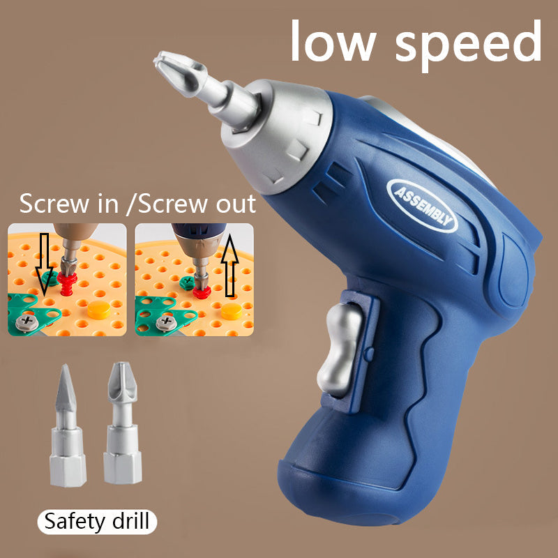 Kids Educational Electric Drill Screw Set Toy - Image 8