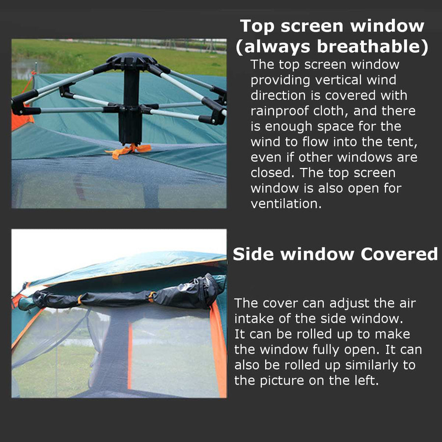 Quick Opening Large Capacity Camping Tent - Image 11