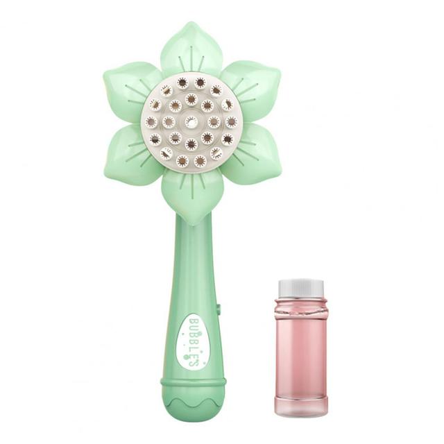 Mini Magical Sunflower Bubble Maker Toy - Image 3