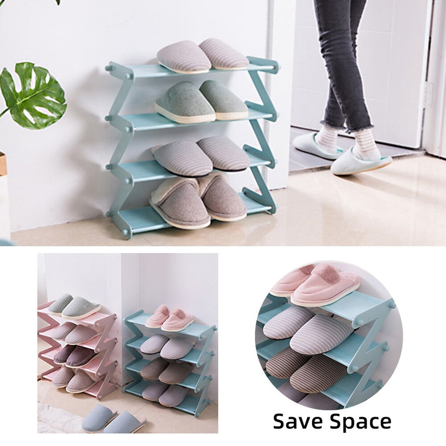 Minimal Z Adjustable Table Organizer and Shoe Rack - Image 3