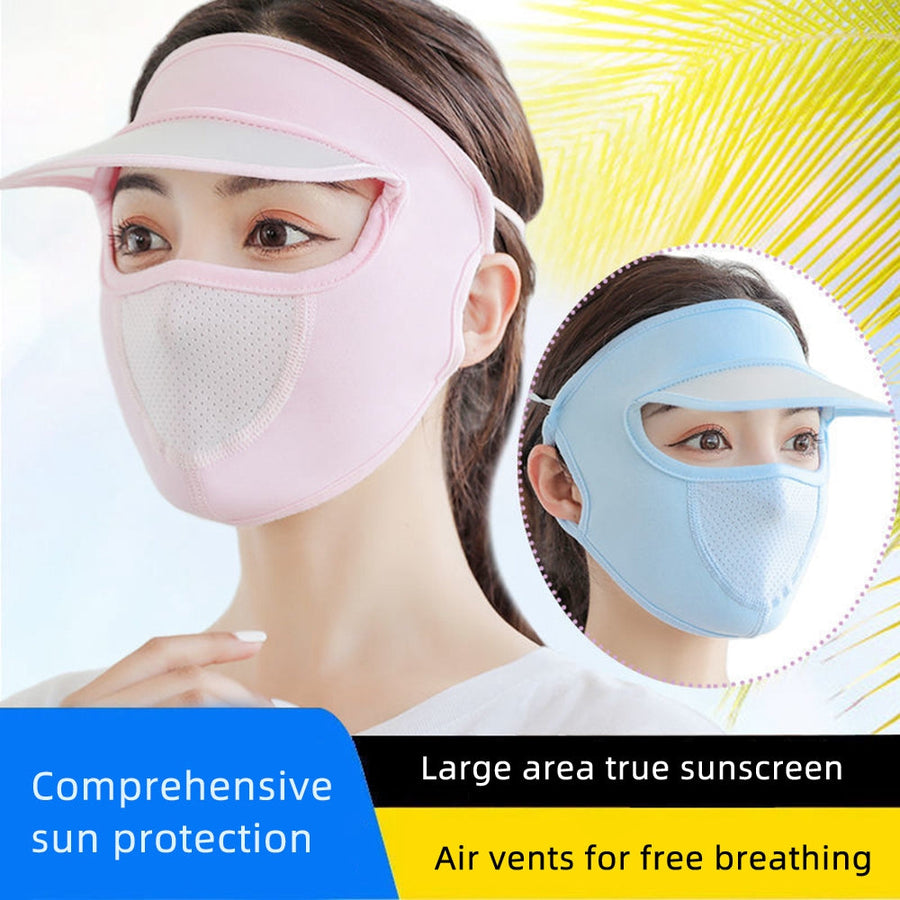Breathable UV Protection Outdoor Sun Hat Mask - Image 1