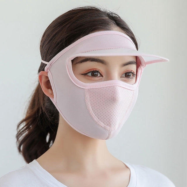 Breathable UV Protection Outdoor Sun Hat Mask - Image 10