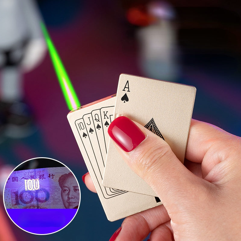 Playing Card Windproof Lighter - Image 1
