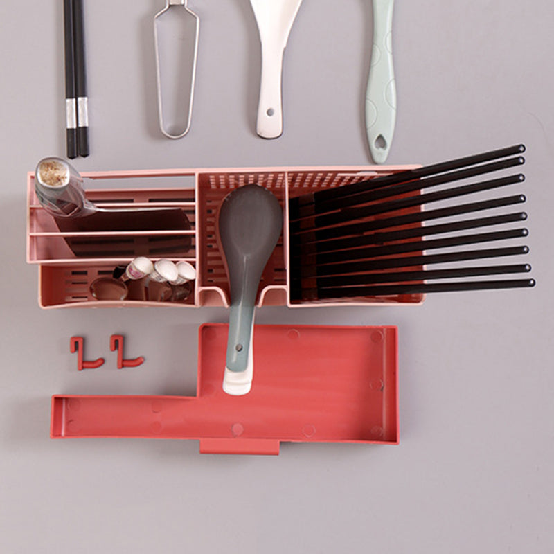 Wall-Mounted Kitchen Cutlery Drainer Storage - Image 8