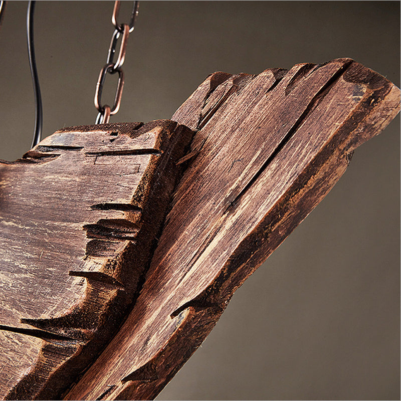 Retro Creative Wood Metal Vintage Pendant Lights - Image 5