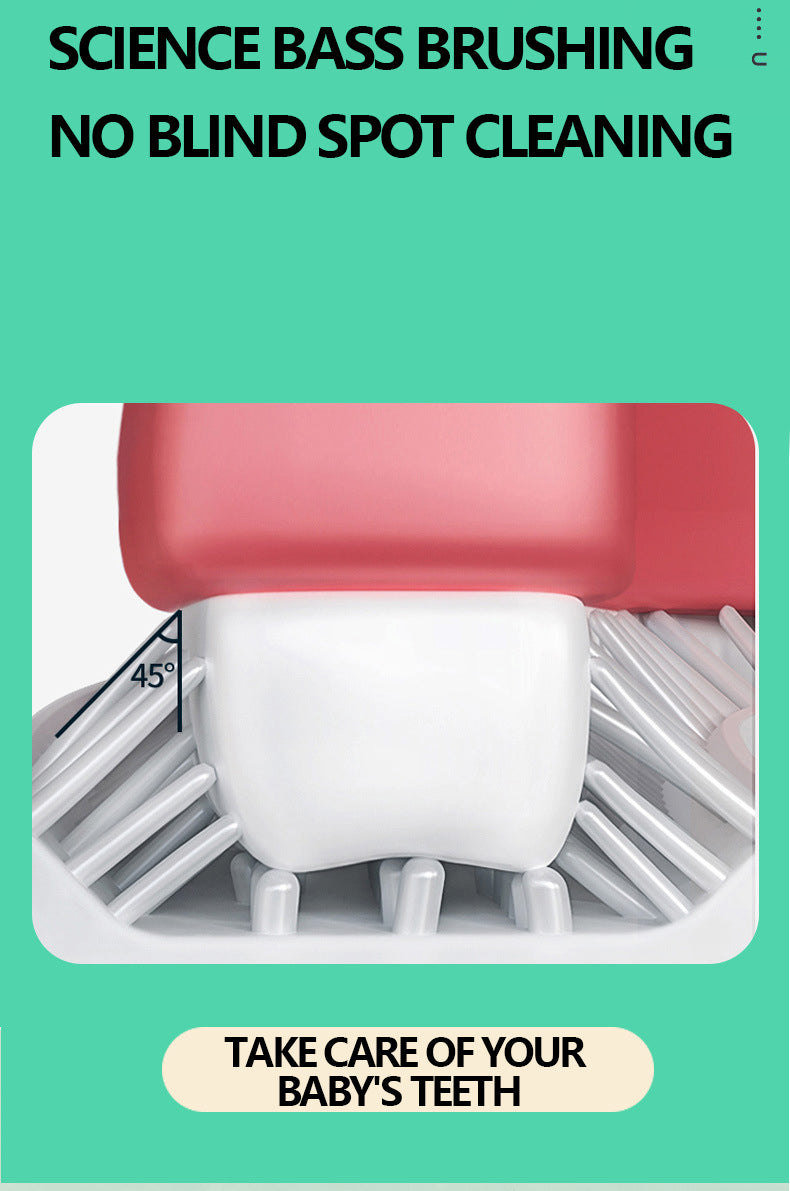 Smart Ultrasonic Silicone Toothbrush for Kids - Image 4