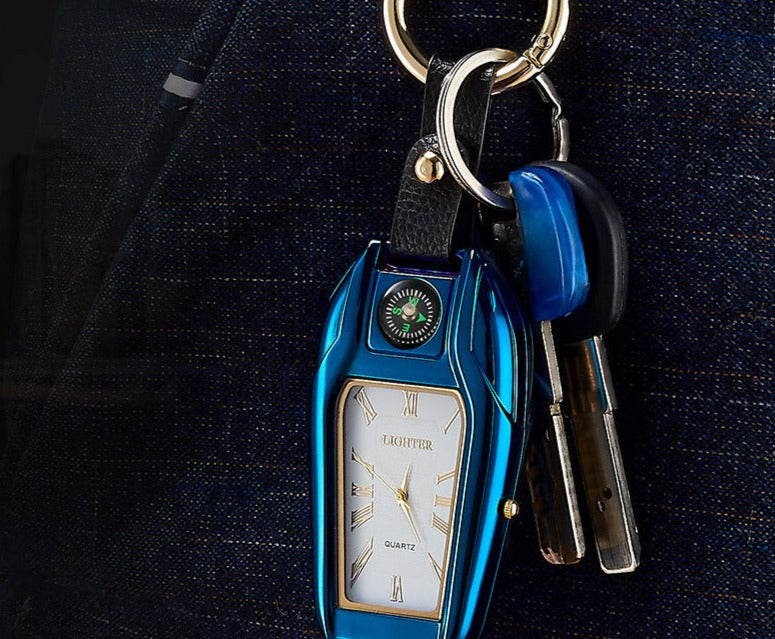 Elegant Car Keychain Watch Light - Image 1