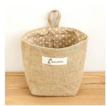 Zakka style cotton storage box - Image 1