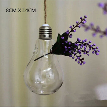 Hanging lamp glass vase - Image 2