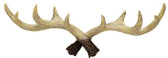 Antlers Decorated Coat Hook - Image 2