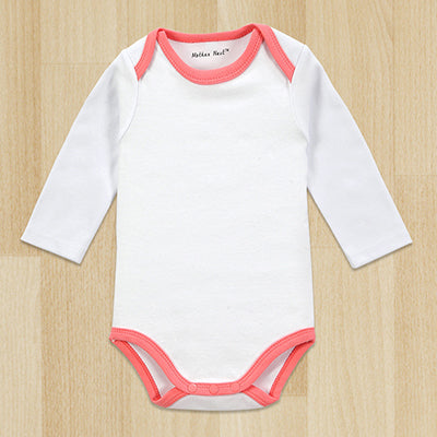 One-Pieces Baby Boy Gentleman Romper White Long Sleeve Baby bodysuit - Image 3