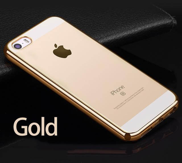Luxury Transparent Silicone Case For iPhone SE - Image 1