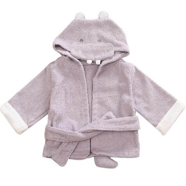 Blue Shark Baby Bath Towel - Image 1