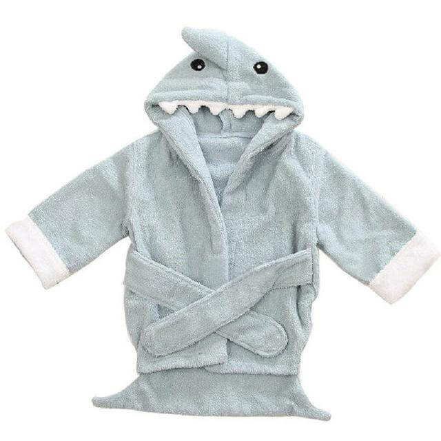 Blue Shark Baby Bath Towel - Image 5