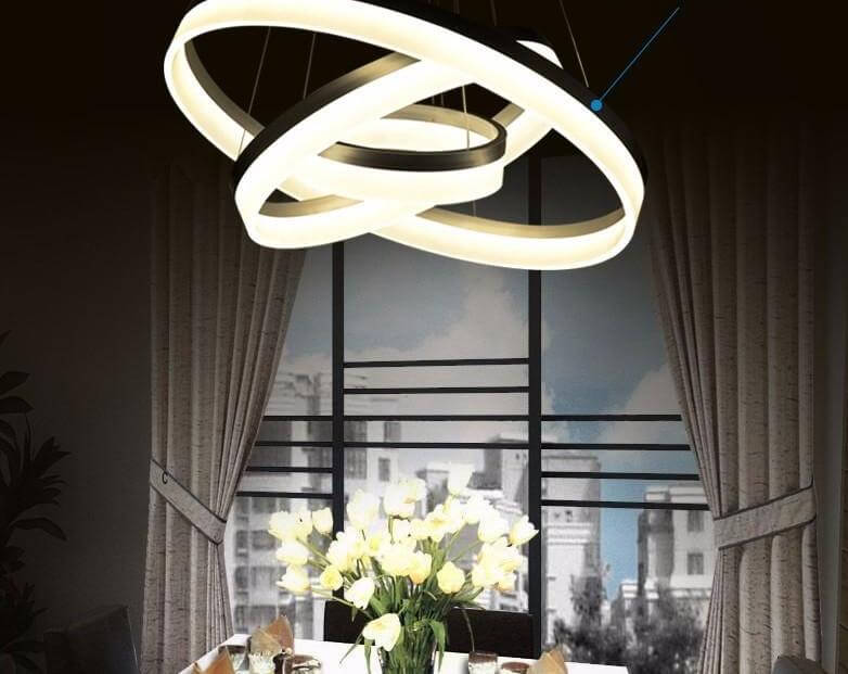 LED Circle Ring Chandelier - Image 5