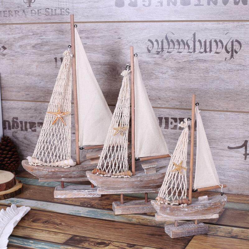 American Rural Style Retro Handicrafts Sailing Ship - Image 0