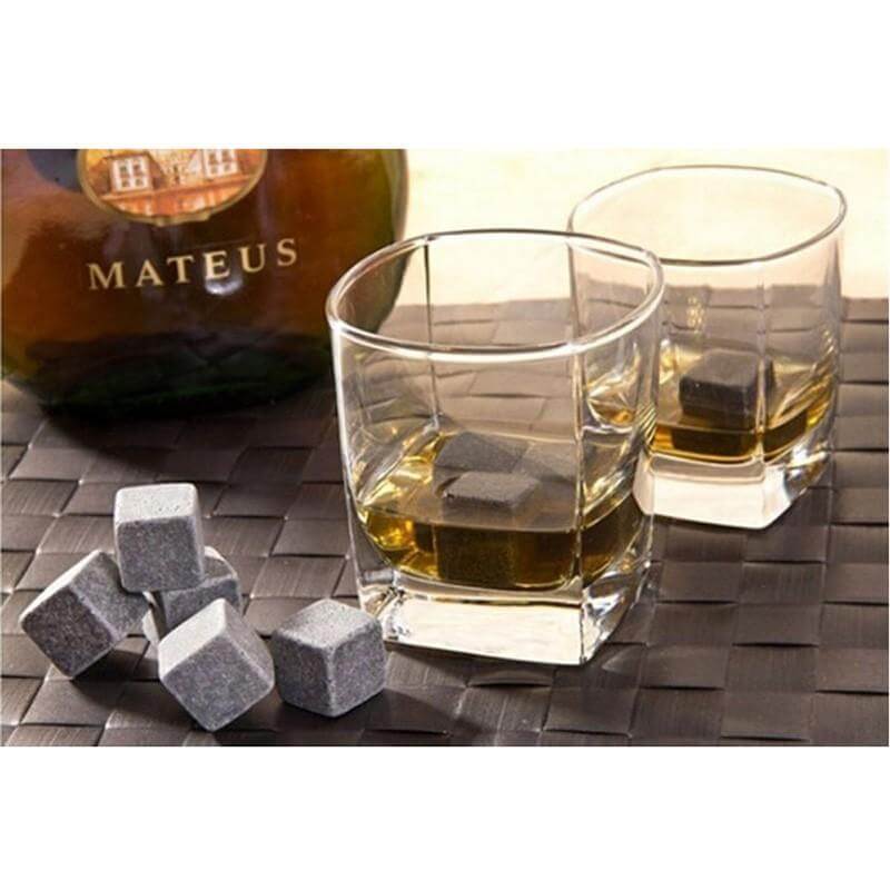 9pcs/set Natural Whiskey Stones Home Bar Tools - Image 3