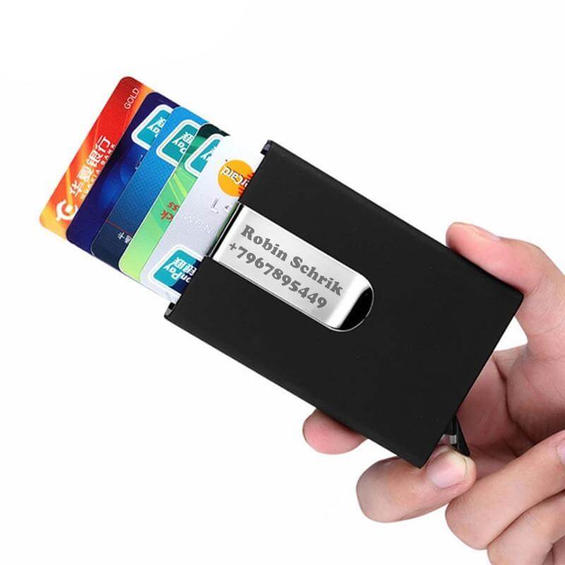 Automatic Pop Up Travel Card Wallet - Image 0