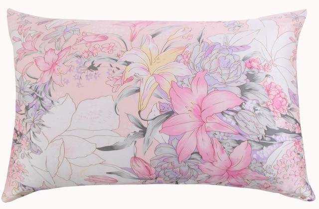100% Nature Colorful Silk Colorful Pillowcases - Image 3