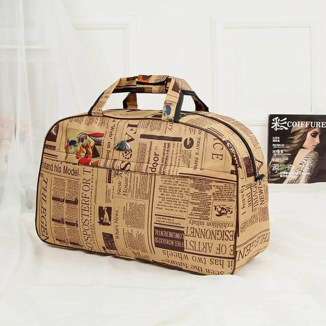 Canvas Fashion Casual Waterproof Oxford Zipper Travel Bags - Image 3