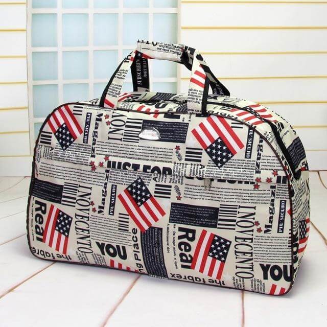 Canvas Fashion Casual Waterproof Oxford Zipper Travel Bags - Image 8