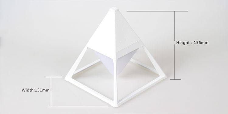 Pyramid Modern Touch Bedroom Lamp Decor - Image 3