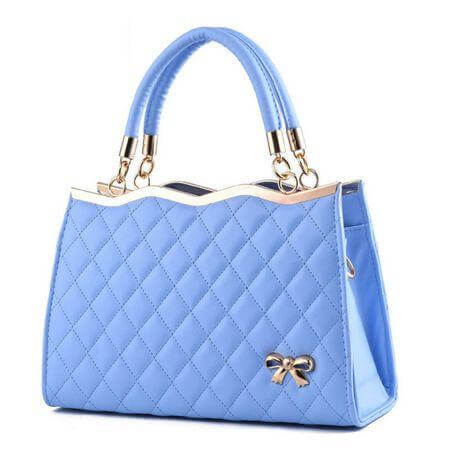 Korea Bow Leather Messenger Bags - Image 8