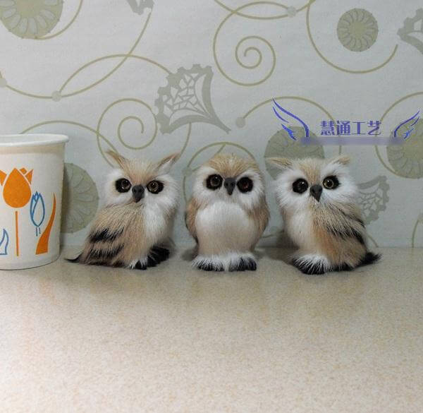 Hand-made Cute Owl Toy Craft - Image 0