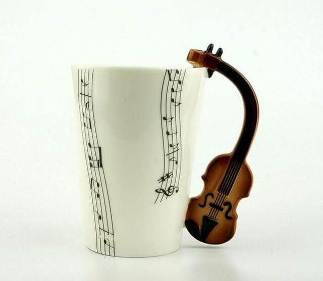 Guitar Style Ceramic Mug - Image 7