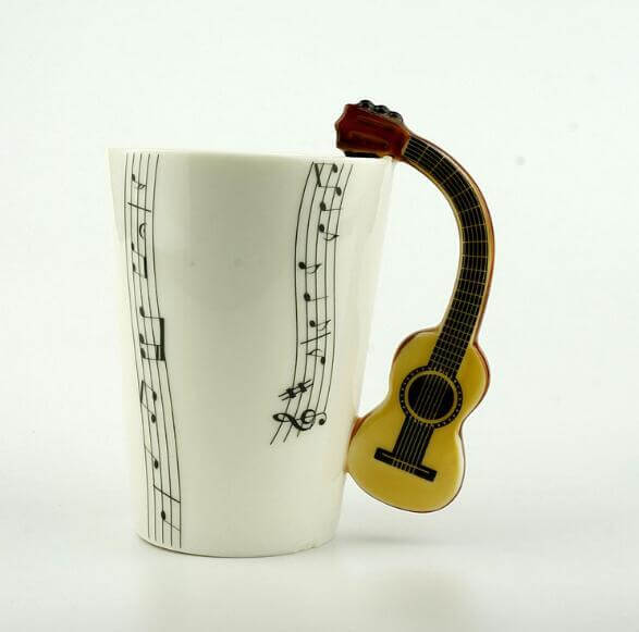 Guitar Style Ceramic Mug - Image 2