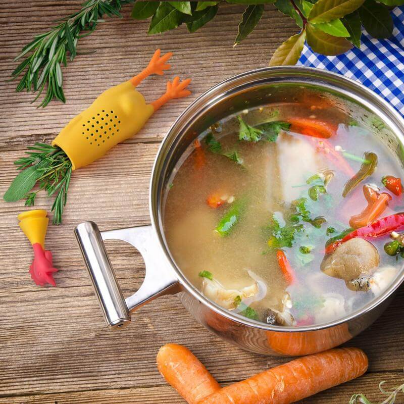 HAND CROCK COQ Chicken Herb Infuser - Image 0
