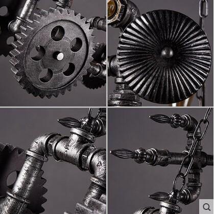 Iron Metal Motorbike Shape Modern Light Lamps - Image 5