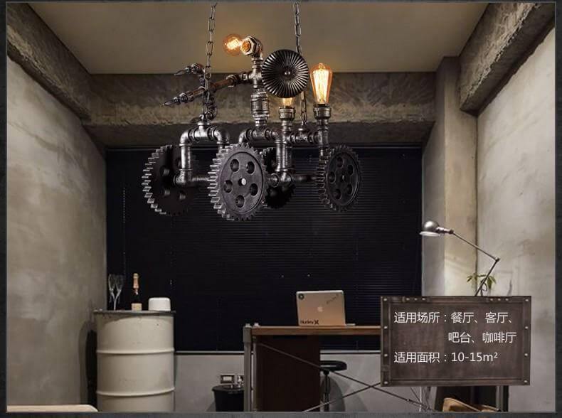 Iron Metal Motorbike Shape Modern Light Lamps - Image 10