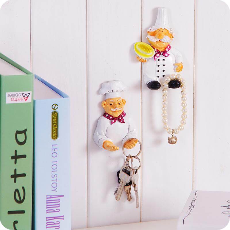 2pcs/lot Cute Self Adhesive Wall Plug Hanger - Image 1