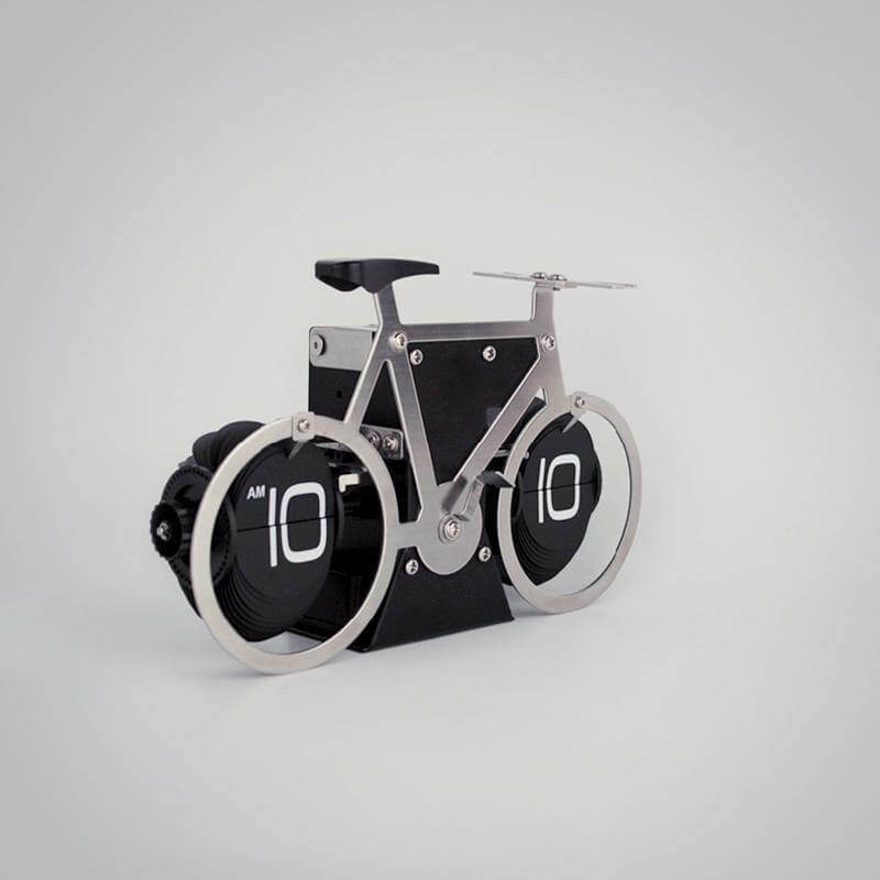 Stainless Steel Digital Automatic Creative Bike Clock - Image 4