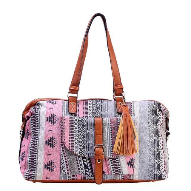 High-end Fashion Jacquard Travel Bag - Image 3