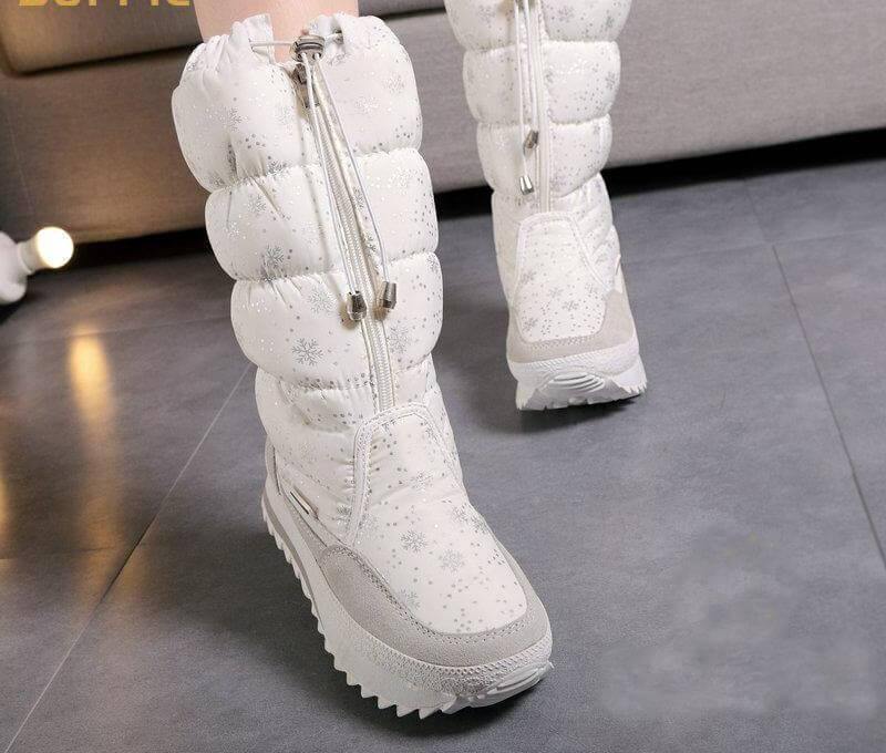 Long Sleeve Plush Warm Winter Boots for Women - Image 2