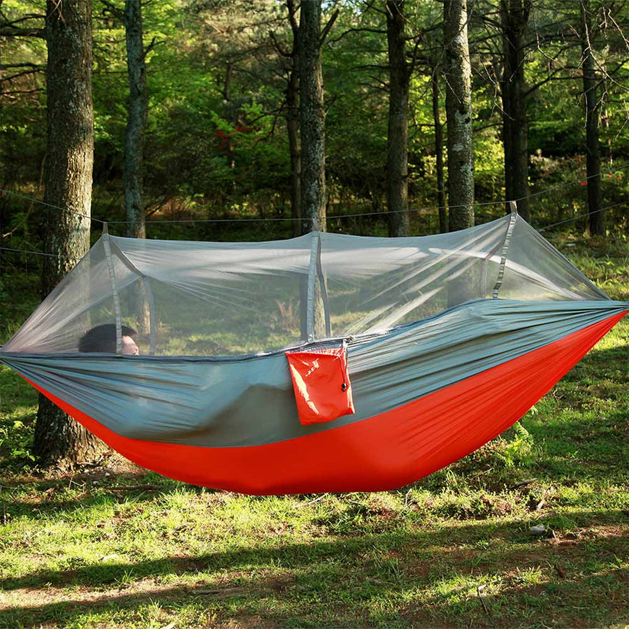 Garden Hanging Nylon Bed and Mosquito Net Outdoor Travel Jungle Camping Tent - Image 0