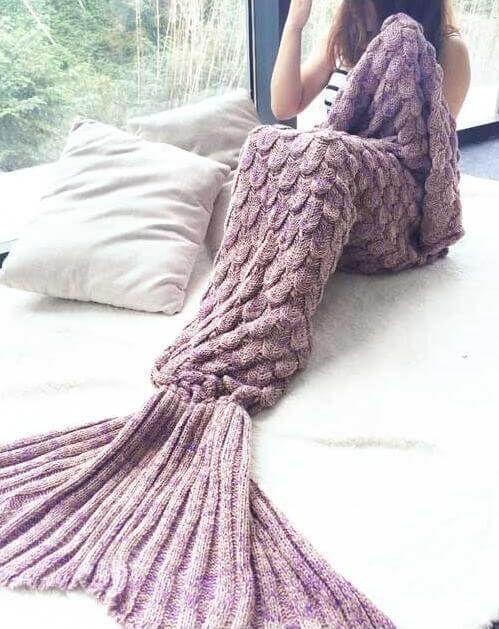 Handmade Mermaid Sleeping Blanket - Image 1