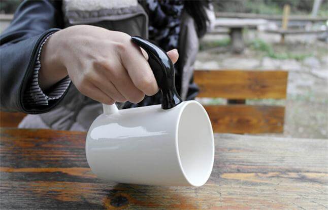 Hammer Shaped Ceramic Mug - Image 2