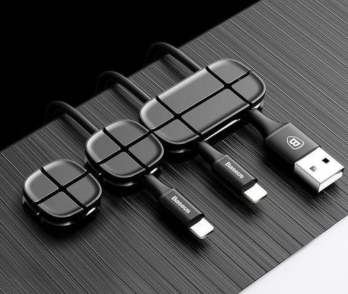 Flexible Silicone USB Cable Organizer - Image 0